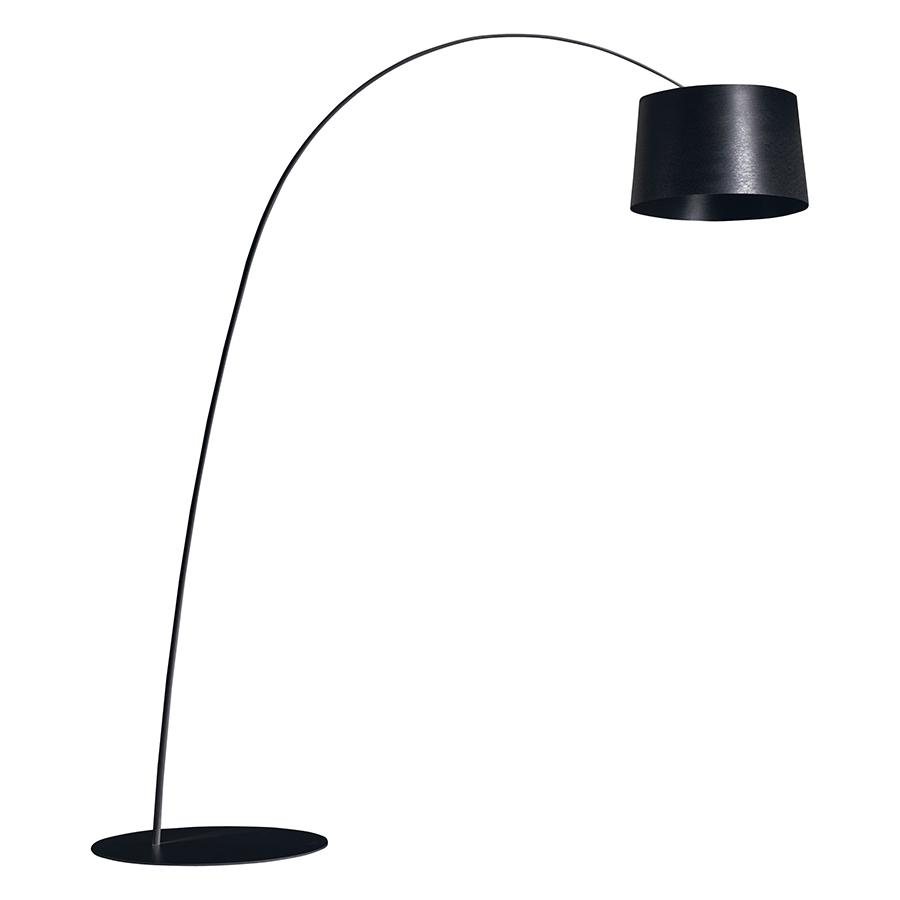 FOSCARINI lampadaire TWIGGY (Noir - Fibre de verre, PMMA, polycarbonate et métal)
