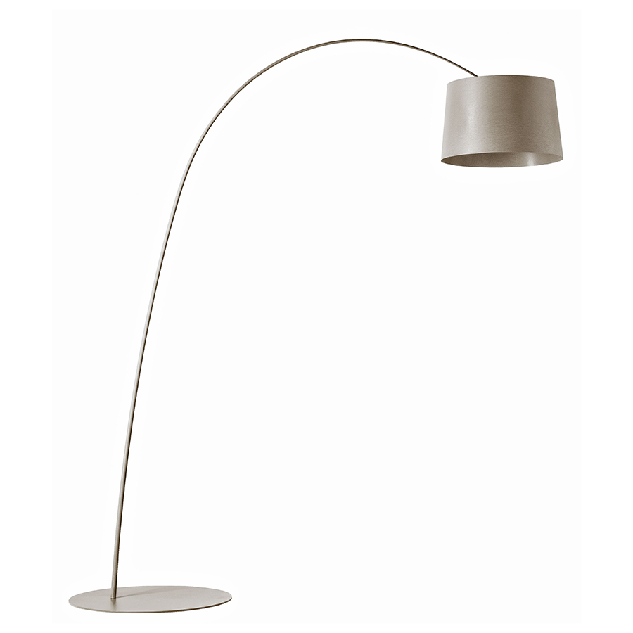 FOSCARINI lampadaire TWIGGY (Greige - Fibre de verre, PMMA, polycarbonate et métal)