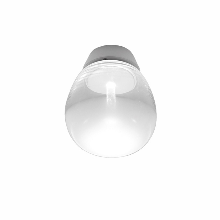 ARTEMIDE lampe au plafond plafonnier ou lampe murale applique EMPATIA à LED (Ø 16 cm - Verre soufflé