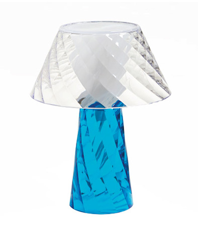 EMPORIUM lampe de table TATA à LED (Bleu - Acrylique)