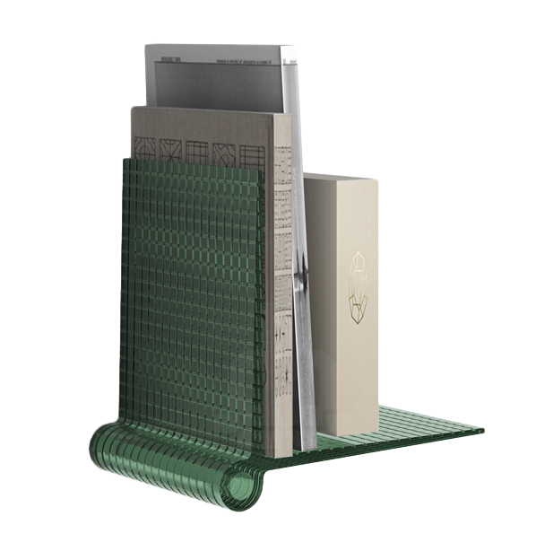 KARTELL set de 2 étagères KITE SHELVES (Vert - Technopolymère thermoplastique transparent)