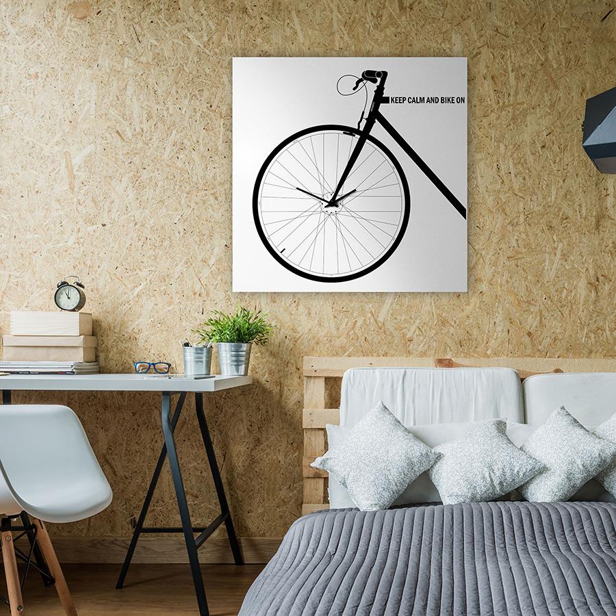 dESIGNoBJECT wall clock BIKE CLOCK