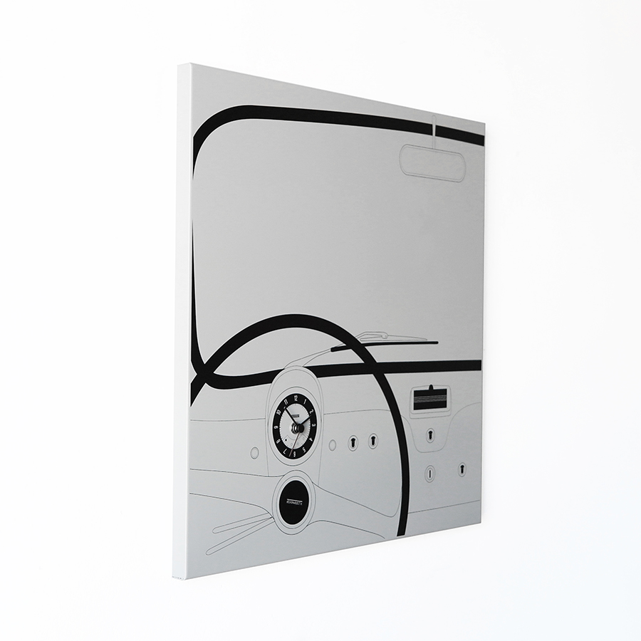 dESIGNoBJECT wall clock CINQUINO CLOCK ORGANIZER