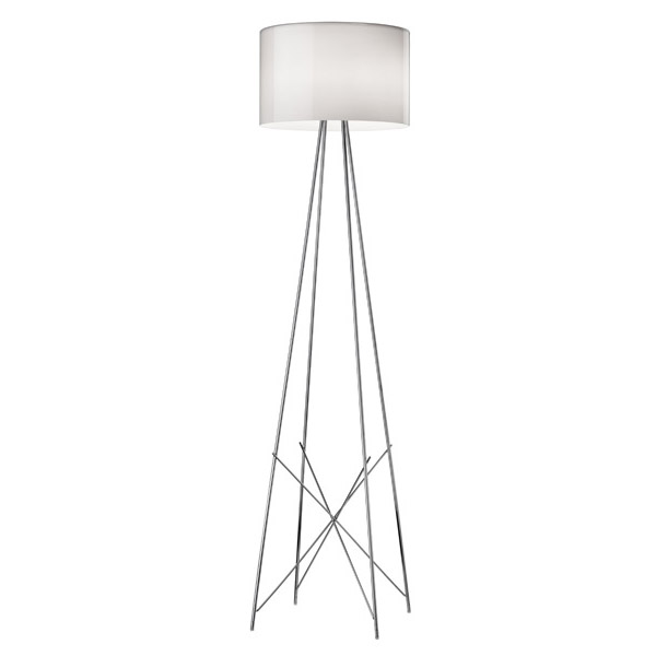 FLOS lampadaire RAY F2 (Gris - acier / verre)