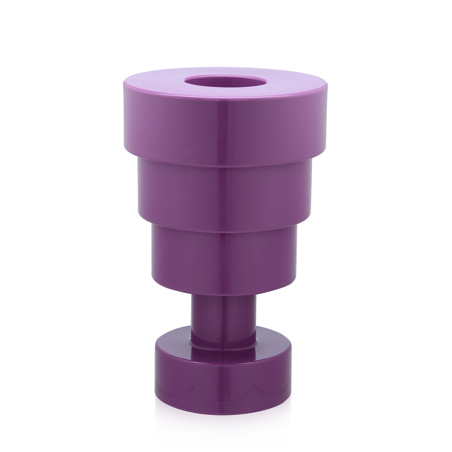 KARTELL vase CALICE (Violet - Technopolymère thermoplastique coloré dans la masse)