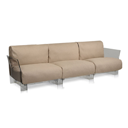 KARTELL sofa 3 places for outdoor POP OUTDOOR