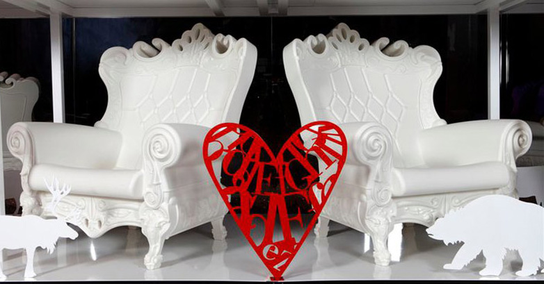 SLIDE armchair LITTLE QUEEN OF LOVE