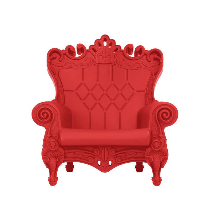 SLIDE fauteuil LITTLE QUEEN OF LOVE (Rouge - Polyéthylène)