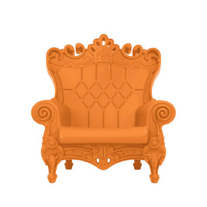 SLIDE fauteuil LITTLE QUEEN OF LOVE (Orange - Polyéthylène)