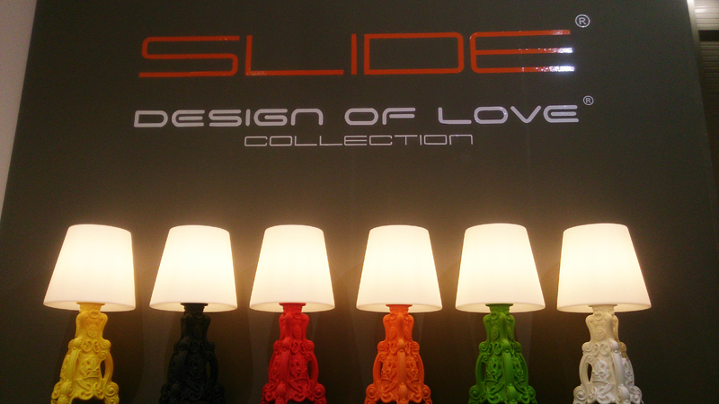 SLIDE table lamp for indoor LADY OF LOVE