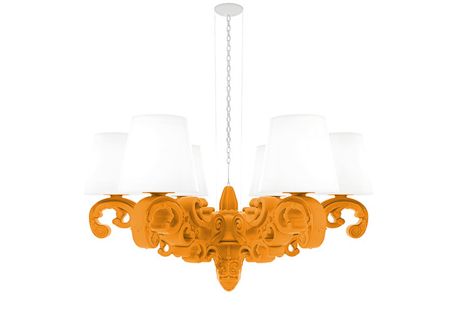 SLIDE lampe à suspension CROWN OF LOVE (Orange - Polyéthylène)
