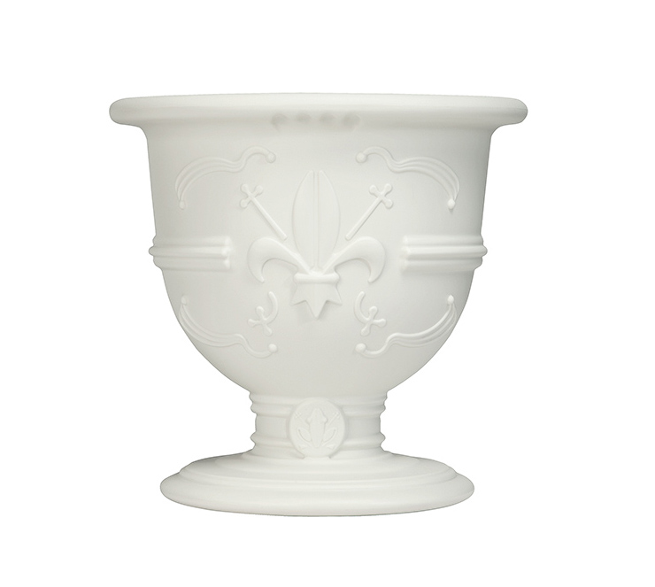 SLIDE vase POT OF LOVE (Blanc lait - Polyéthylène)