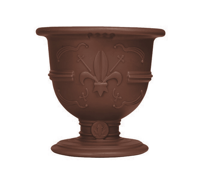 SLIDE vase POT OF LOVE (Chocolat / Gris - Polyéthylène)