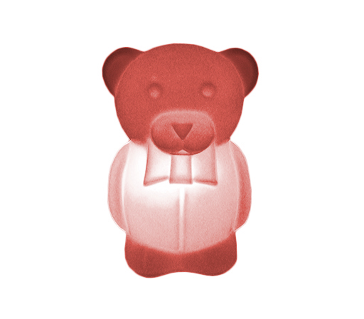 SLIDE lampadaire CHARLIE (Rouge - Polyéthylène)