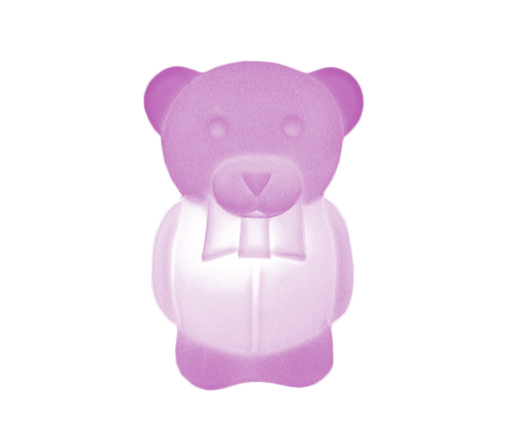 SLIDE lampadaire CHARLIE (Rose - Polyéthylène)