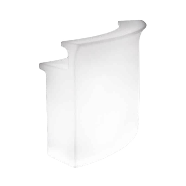 SLIDE comptoir de bar lumineux BREAK BAR (Blanc - Polyéthylène)
