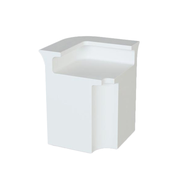 SLIDE comptoir de bar lumineux BREAK CORNER (Blanc - Polyéthylène)