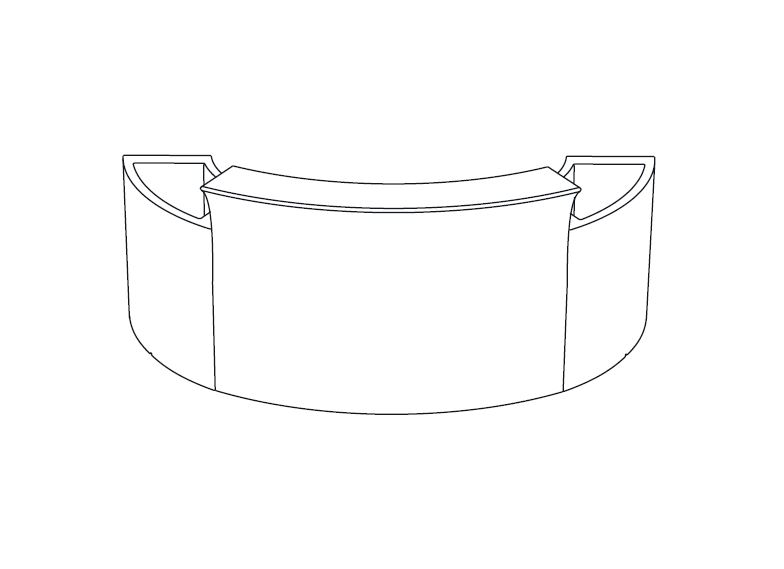 SLIDE composition de comptoirs lumineux BAR 1