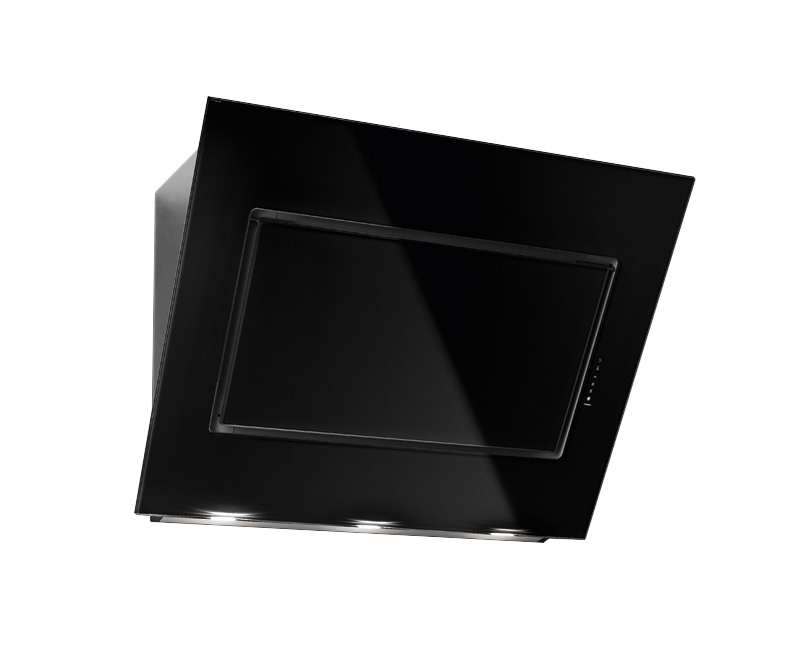 FALMEC hotte murale QUASAR (Noir 60 cm - Acier Inox / Verre)