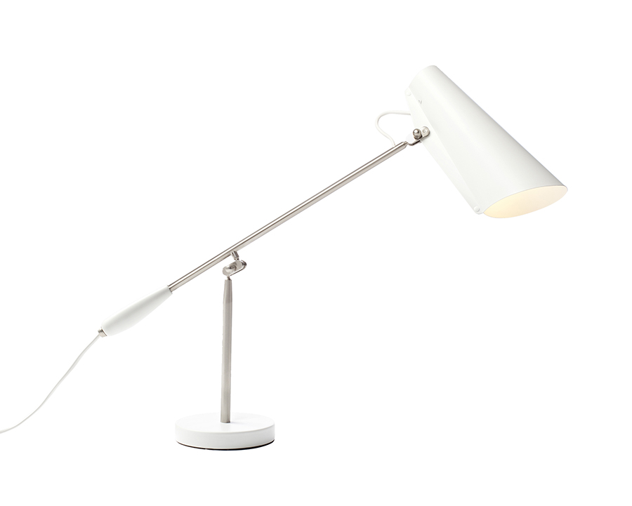 NORTHERN LIGHTING lampe de table BIRDY (Blanc / Chrome - Métal)