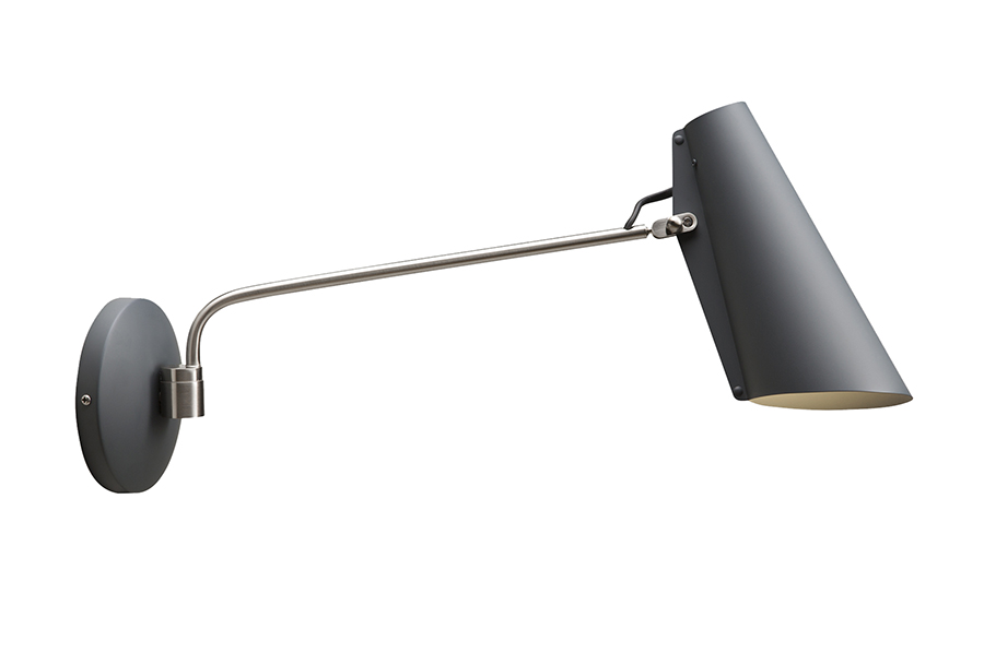 NORTHERN LIGHTING lampe murale applique BIRDY WALL (Gris / Chrome - Métal)