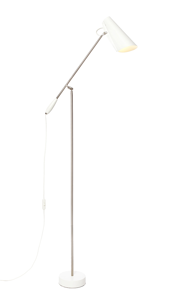 NORTHERN LIGHTING lampadaire BIRDY FLOOR (Blanc / Chrome - Métal)