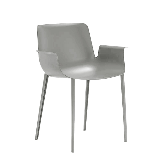 KARTELL fauteuil PIUMA (Gris - Polymère thermoplastique complexe chargé avec fibres de charbon)