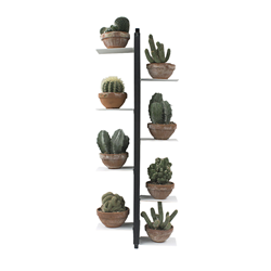 LE ZIE DI MILANO porte-plantes fixé au mur ZIA FLORA