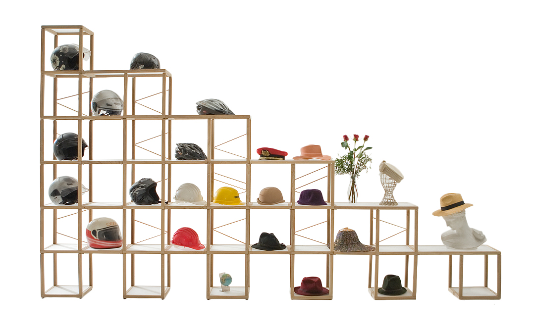 LE ZIE DI MILANO système modulaire I CASTELLI di ZIA BABELE BACAHP8 (Chêne naturel - Bois massif et 