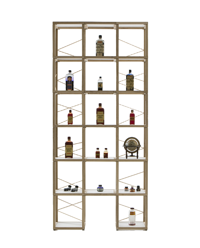 LE ZIE DI MILANO système modulaire I CASTELLI di ZIA BABELE BACAHP9 (Chêne naturel - Bois massif et 