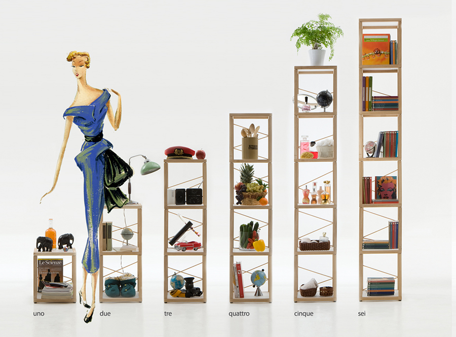 LE ZIE DI MILANO modular system LE TORRI DI ZIA BABELE BATO2