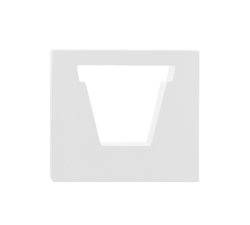 MYYOUR complément de décoration pour extérieur NON VASO (Blanc - Poleasy gaufré moulé)