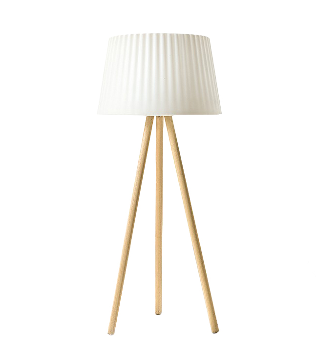 MYYOUR lampadaire AGATA WOOD (Pour extérieur - Poleasy Illuminable et bois)