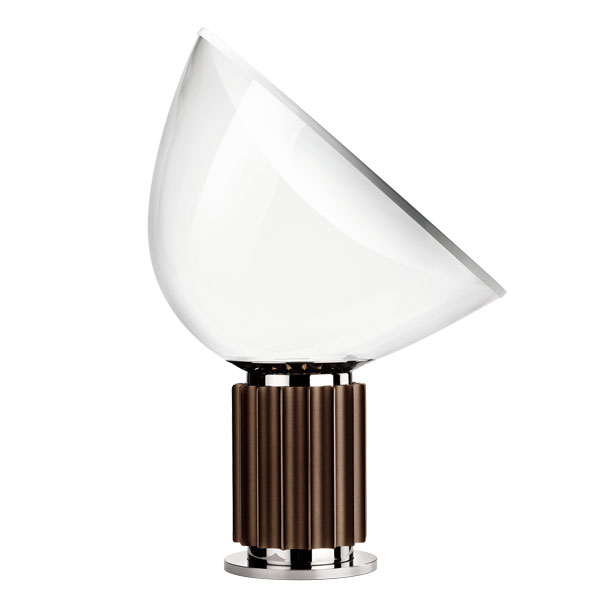 FLOS lampe de table TACCIA LED (Bronze - aluminium et verre)