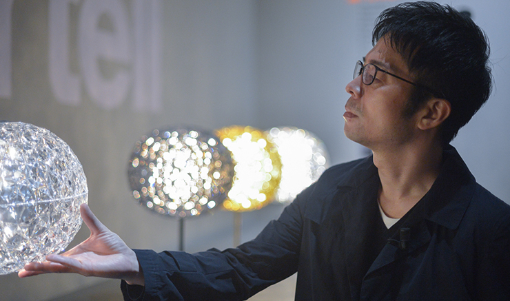 KARTELL table lamp PLANET LED H 28 cm