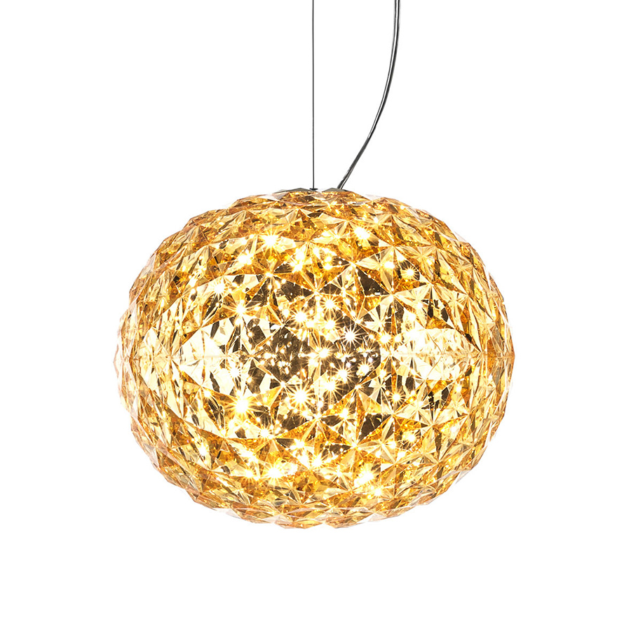 KARTELL lampe à suspension PLANET à LED (Jaune - Technopolymère thermoplastique coloré dans la masse