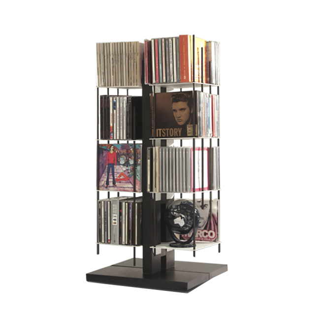 LE ZIE DI MILANO porte CD ZIA CARMEN (Noir - Hêtre massif et acier)