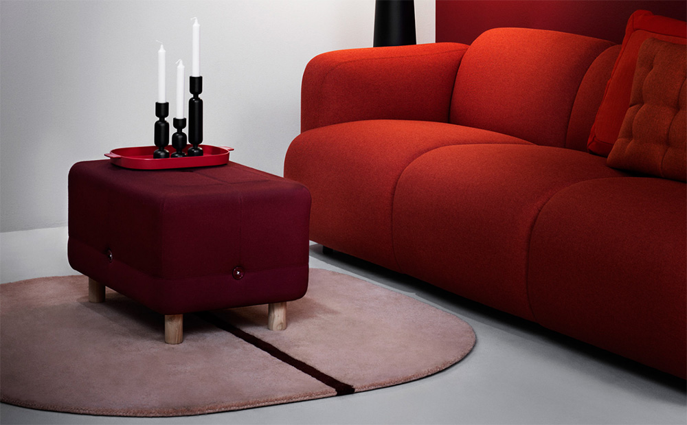 NORMANN COPENHAGEN tapis OONA 140x140 cm