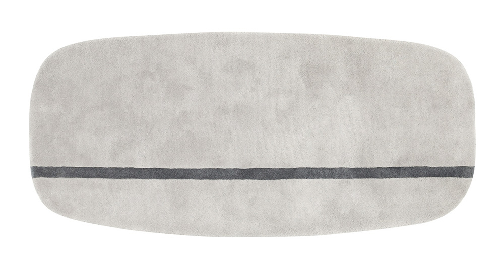 NORMANN COPENHAGEN tapis OONA 90x200 cm (Gris - 100% laine)