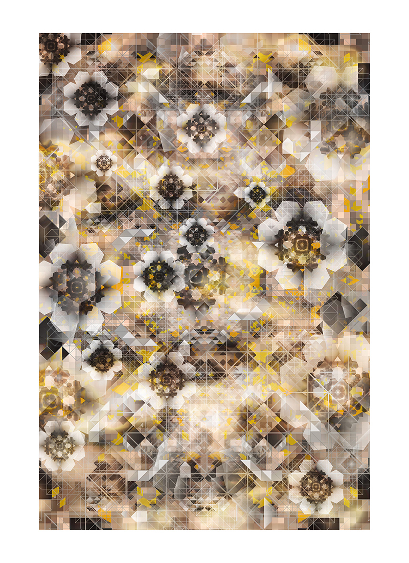 MOOOI CARPETS tapis DIGIT GLOW Signature collection (200x300 cm - Polyamide à poils bas)