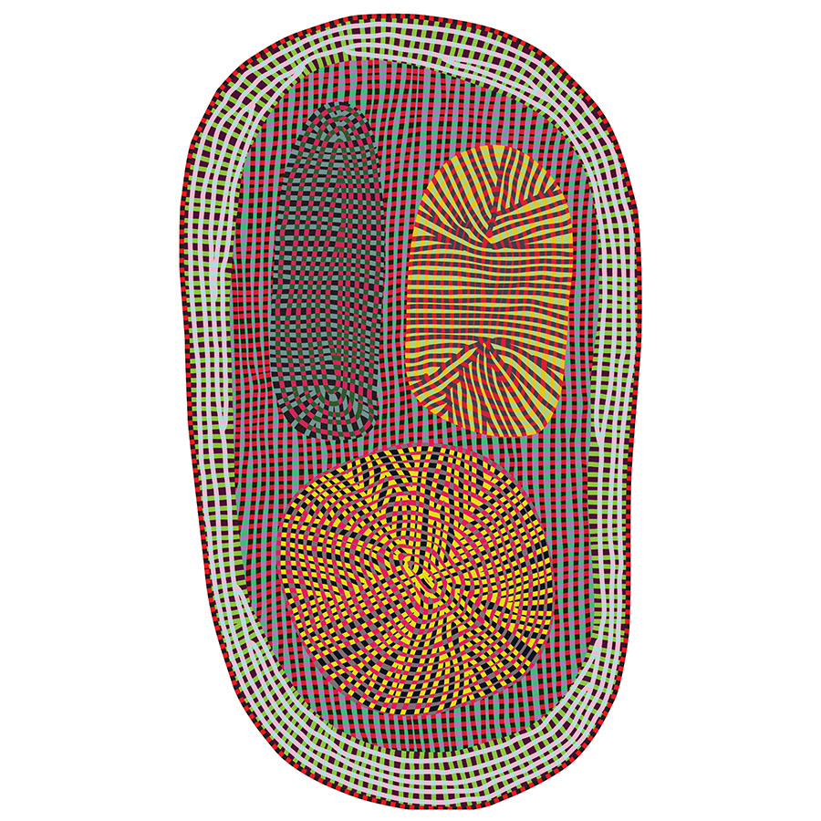 MOOOI CARPETS tapis AMOEBA Signature collection (252x393 cm - Polyamide à poils bas)