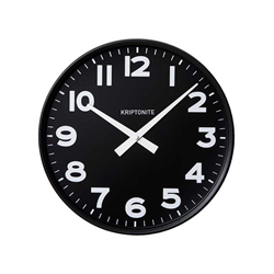 KRIPTONITE horloge murale CLASSICO NOIR