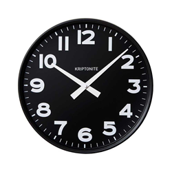 KRIPTONITE horloge murale CLASSICO NOIR