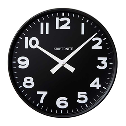 KRIPTONITE horloge murale CLASSICO NOIR