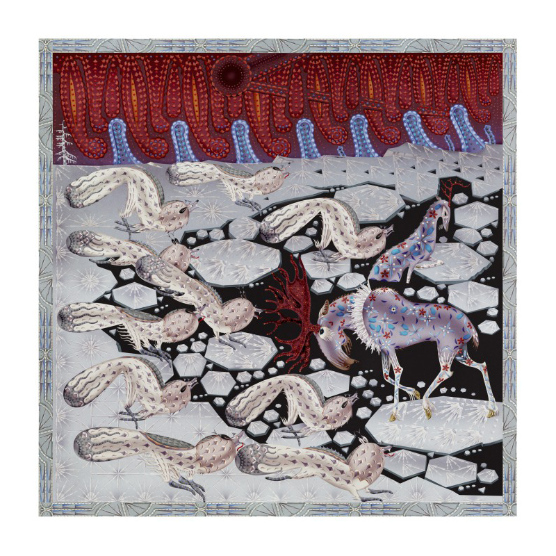 MOOOI CARPETS tapis POLAR BYZANTINE Signature collection (Chapter 3 - Polyamide à poils bas)