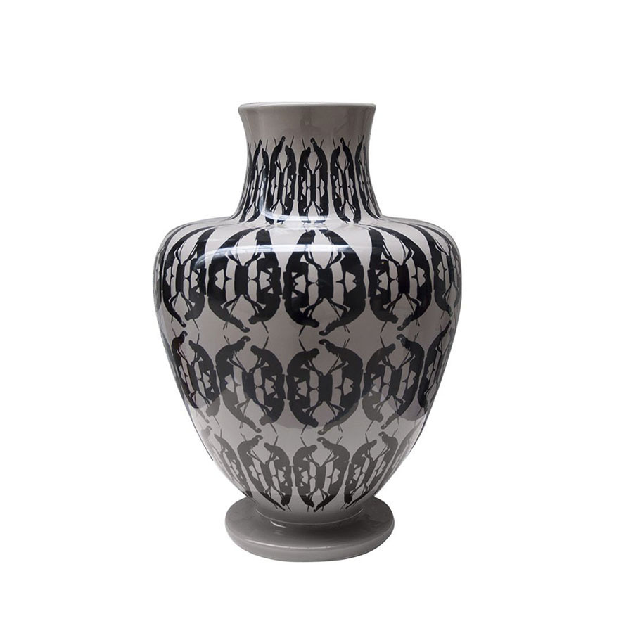DRIADE vase GREEKY H 43 cm (Sable - Céramique)