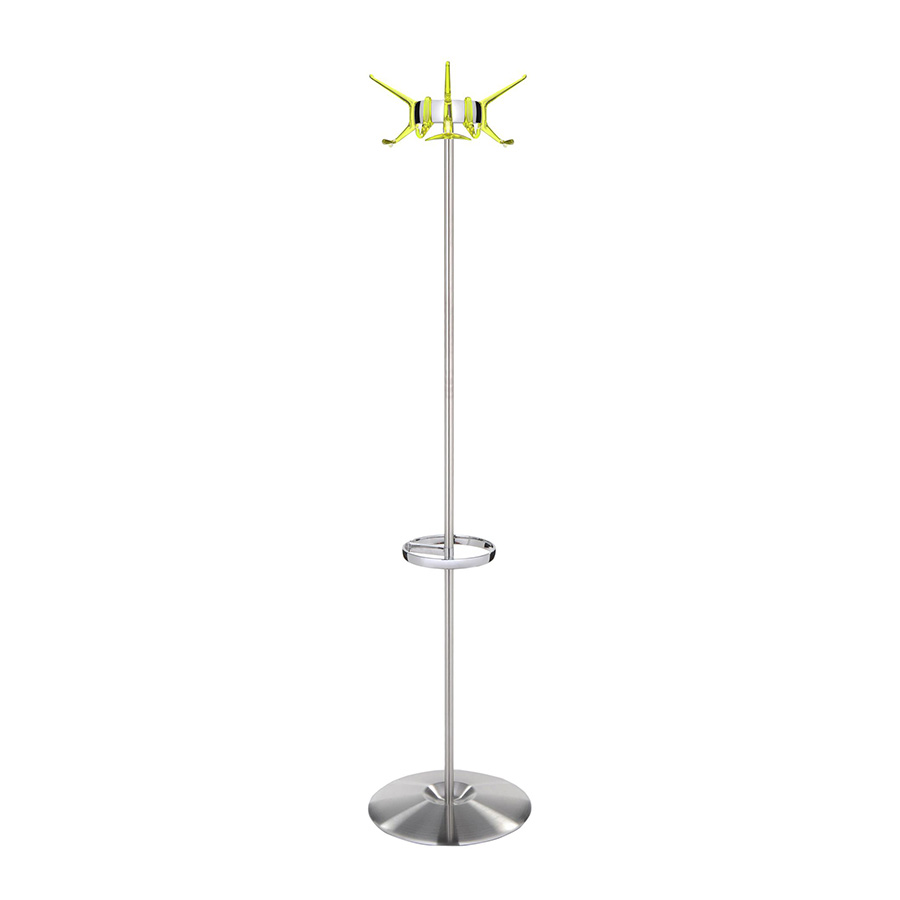 KARTELL portemanteau HANGER (Jaune cèdre - Acier brossé et polycarbonate)