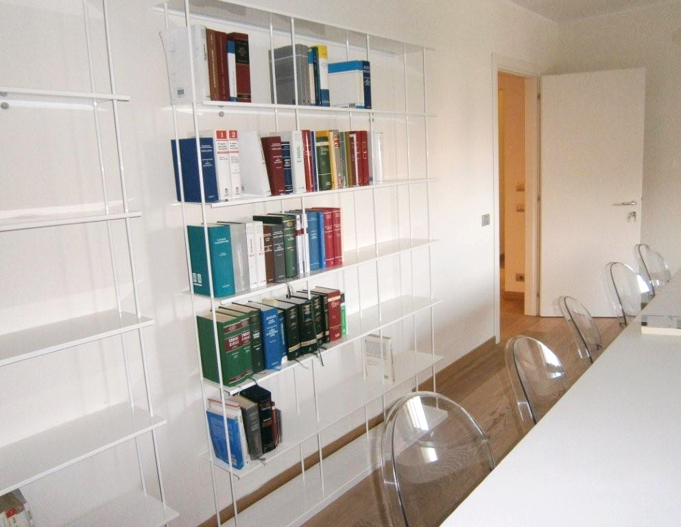 KRIPTONITE wall bookcases KROSSING MAXI H 203 cm with base for ground support