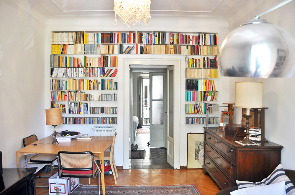 KRIPTONITE bibliothèque murale KROSSING 166 x H 100 cm avec compartiments H 25 cm