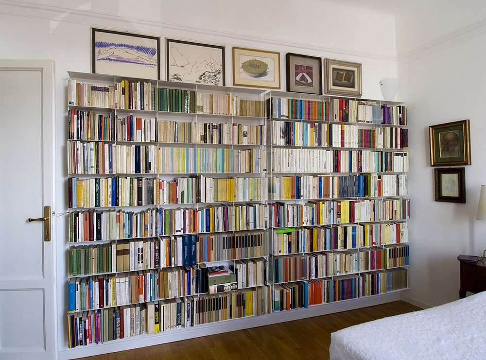 KRIPTONITE bibliothèque murale KROSSING 166 x H 100 cm avec compartiments H 25 cm